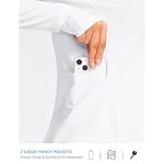 SANTINY Women's Rash Guard UPF50+ SPF UV Protection Long Sleeve Swimsuit Top with Pockets Zip Front Swim Shirts Woman - Image 4