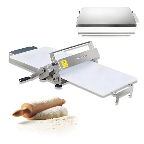Rodillo de masa de grosor ajustable, máquina laminadora plegable con tabla de laminado. Máquina manual para fondant de sobremesa, ideal para hacer masa de hojaldre. Model300