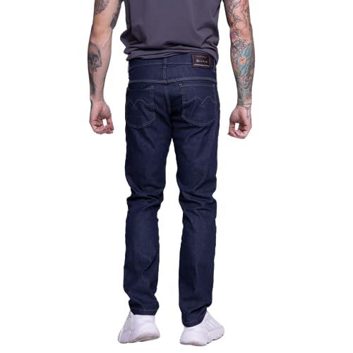 Calça Jeans Masculina Slim Com Lycra