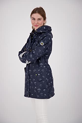 Chubasquero impermeable Ankerglut para mujer con capucha y forro térmico de entretiempo 5