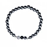 minerales de 6mm Pulsera zodiaco capricornio (XL)