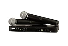 Set with two legendary SM58 and one dual wireless receiver The BLX288/SM58 wireless dual vocal system with two SM58, the industry-standard, highly versatile cardioid dynamic vocal microphone, tailored to deliver warm and clear vocal reproduction comb...