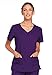Cherokee Women's Workwear Scrubs Core Stretch V-Neck Top, Eggplant, X-Large