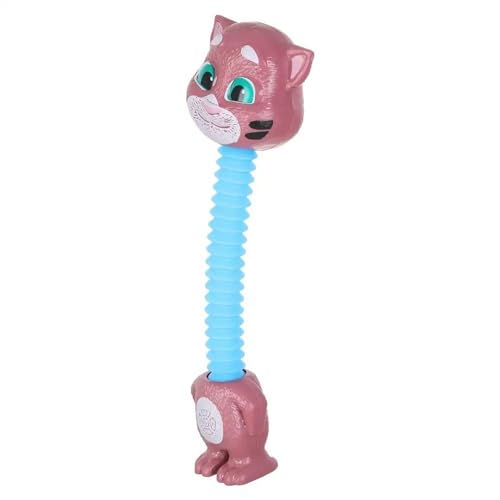 Image of Telescopic Tube Shape Changing Cute Tom Cat Pop Tubes Fidget Toys Parent-Child Interactive Toy Multicolor(Any Random Color Will be Sent) (Telescopic Tom 2 Piece)