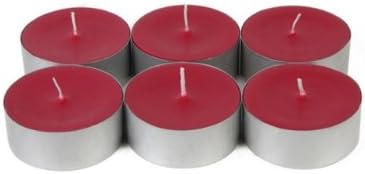 Jeco Inc. Mega Oversized Red Tealights (144pcs/Case) Bulk
