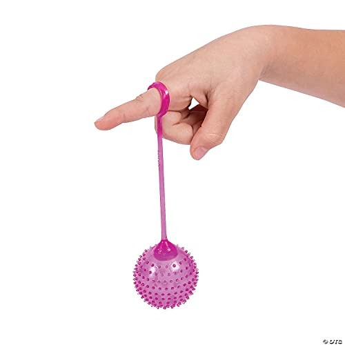 Image of Fun Express Mini Neon Water YoYo Balls Bulk Set of 24