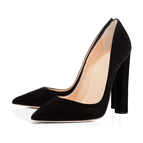 Chaussures de soirée élégantes FCXDMY avec talons hauts épais pour dames