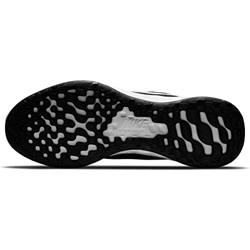 Laufschuhe Herren Nike Revolution 6 in Schwarz/Weiß-Eisengrau