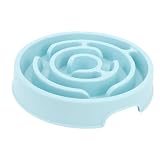 Pet Slow Feeder Bowl Round Cervical e Dog Cat Food Bowls for Medium Dogs Cats Multipurpose Slow Feeder for Digestion IChoking Design