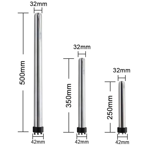 Microscope 250mm 350mm 500mm Stereo Microscope Column-Zoom Stereo Microscope Column Metal Upright Post Pole Pillar Diameter 32 mm with 3 Screws(Height 500 mm)