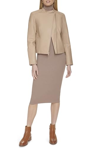 Cole Haan Women's Outerwear Jacket, Sesame1, Small