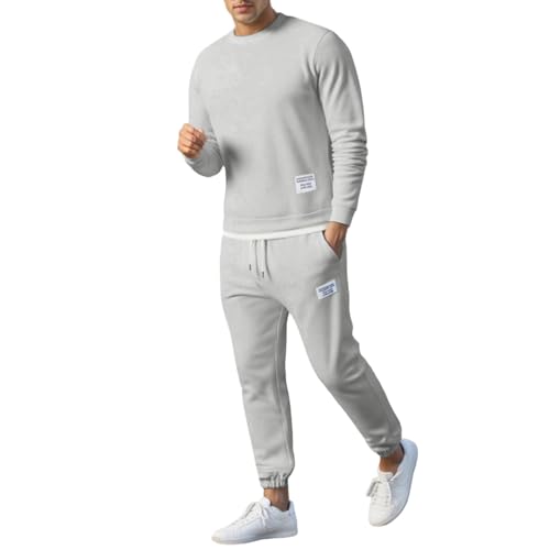 Tracksuits 2 Piece For Teen Boys 16-18 Crewneck Pullover and Sweatpants Sets Gym Jogging Suits Athletic Sweatsuit Outfits
