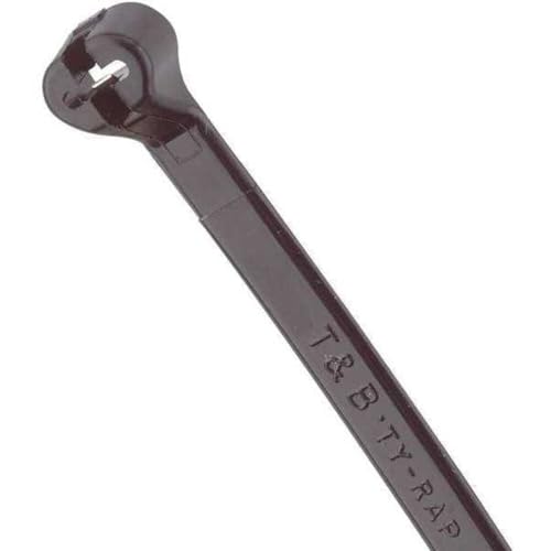 THOMAS & BETTS TY525MX CABLE TIES, SELF-LOCK, 186MM L, NYL, BLK, 50LB, PK100