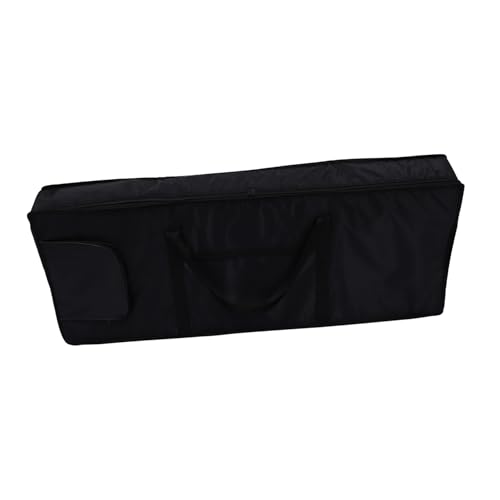 HANABASS 1Pc Durable Oxford Cloth Key Keyboard Bag Electronic Keyboard Handbag for Outdoor Use Double Carry Straps Black Color Design for Travel