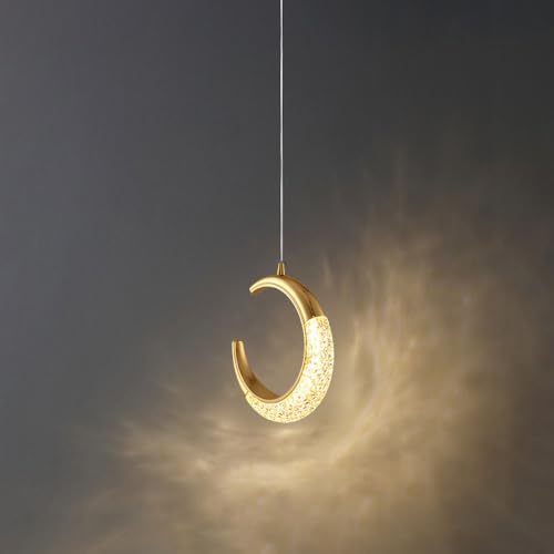 Luz LED de 5W regulable en 3 tonos con lámpara de techo colgante pequeña para iluminación de salón
