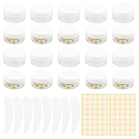 10 Pots Cosmétiques Noirs 10g - Récipients Vides Pour Crèmes Et Baumes - Mini Contenants De Voyage