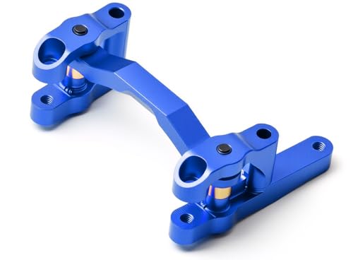 Fraizoe RC Steering Set 7075 Aluminum Alloy Anodized Replace for ARRMA - ARA340202 Compatible with ARRMA 1/14 Typhon, 1/16 Mojave, 1/18 Granite GROM/LOSI 1/12 NASCAR Models (LOS1122409/2405/2412)