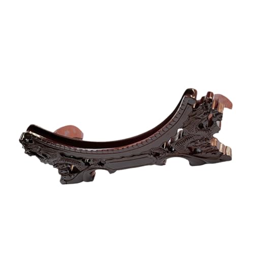 Cabilock Chinese Dragon Plate Display Holder Rack for Decorative Plate Showcase Sturdy Stand for Tabletop Presentation Elegant Plate Display for Home Decor