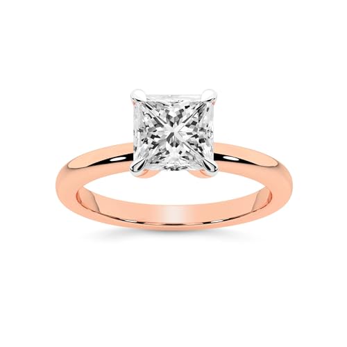 FRIENDLY DIAMONDS Lab Grown Diamond Engagement Ring For Women 0.50-6 Carat IGI Certified | In 14K Or 18K in White, Yellow Or Rose Gold | Matilda Leaf Petal Solitaire Ring | FG-VS1-VS2 Quality3