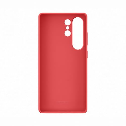 Samsung Silicone Case Cover Colorata In Silicone Per Galaxy S25 Ultra, Red - 4