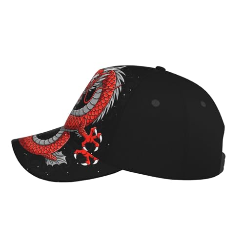 Gorra de béisbol Cool Dragon ajustable unisex miniatura 5