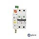 gloca Interruttore Magnetotermico Wi-Fi Smart Con App Tuya Smart Riarmo Automatico 3M 2P 16A 220V