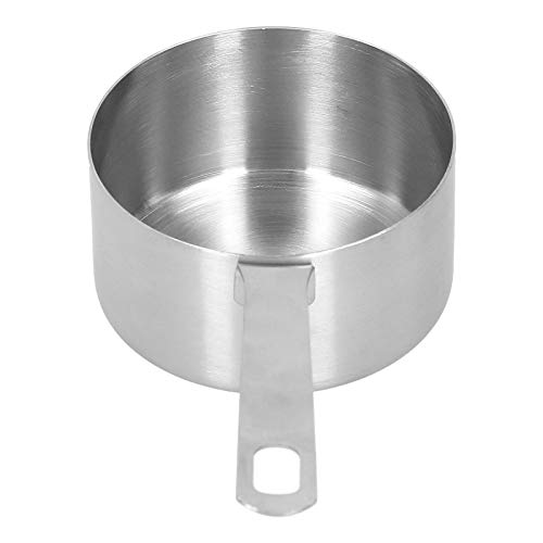 Stainless Steel Measuring Cup Square Handle Measuring Spoon with Scale Multifunctional Measuring Cup High-End Durable Portable Kitchen Measuring Tool(1 Cup)
