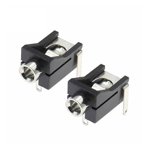 TSIOHKBS 10PCS PJ302 PJ-302 3.5MM Female Audio Connector 3 Pin DIP Headphone Jack Socket
