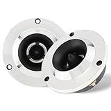 Keluneglo KG-11 Aluminum Super Bullet Tweeters (3.5-inch) — 300W Max Power, 4-Ohm Impedance, 105dB Sensitivity, 1-Inch Voice Coil — Professional-Grade 3.5-Inch Car Audio Bullet Tweeters (Pair)