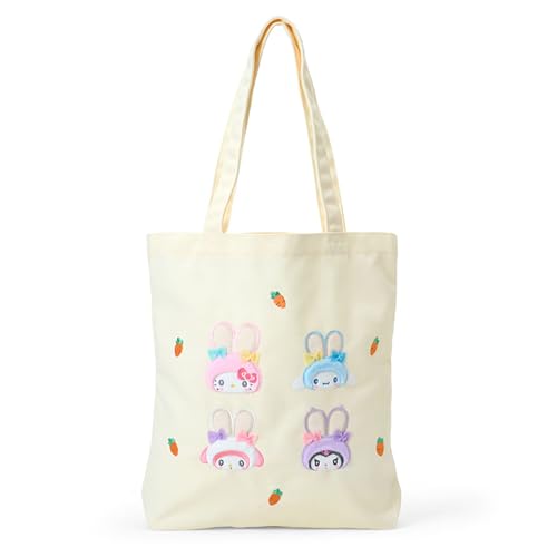 サンリオ(SANRIO) トートバッグ（ふっくらおみみのうさぎの会） サンリオキャラクターズ A4サイズ 対象年齢3才以上 776688の商品画像（Amazon）
