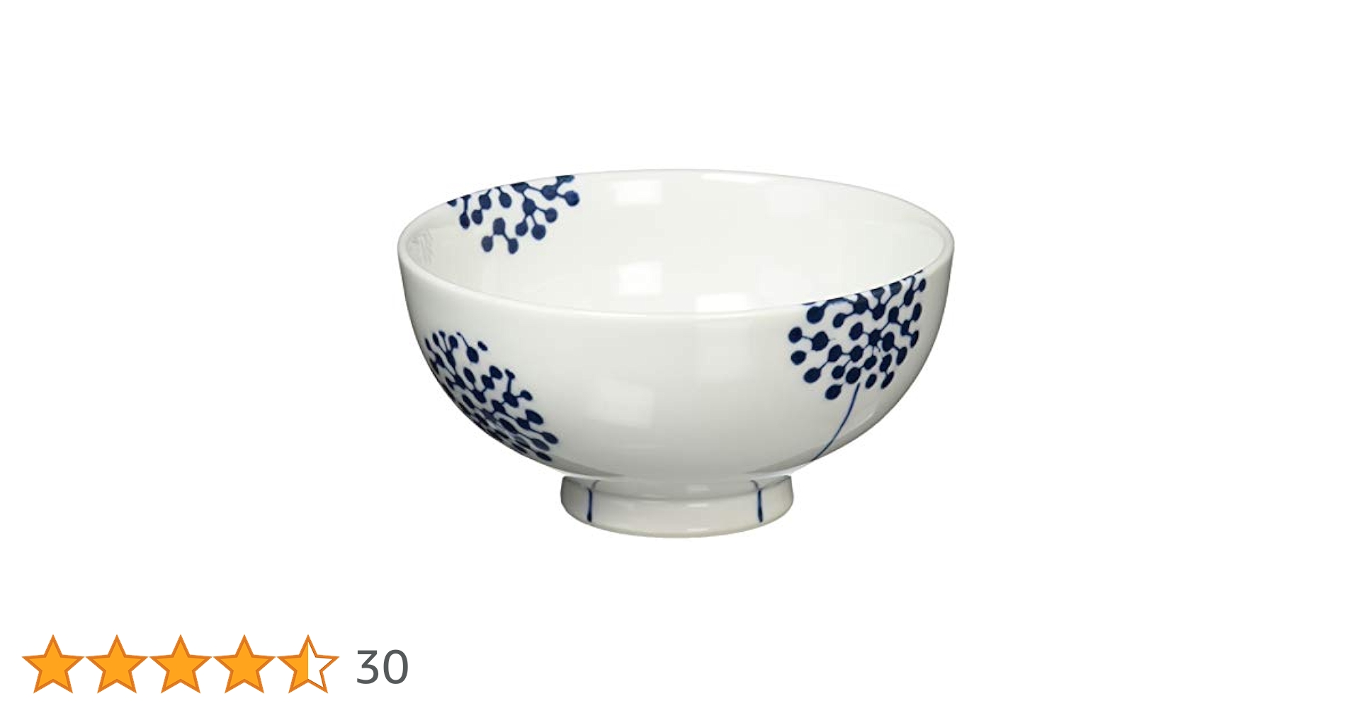 Amazon.co.jp: 波佐見焼 天龍製陶所 花 飯碗 青い花 : ホーム