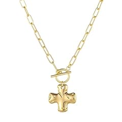 gold cross necklace