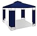 Produktbild KESSER® - Pavillon 3x3m wasserabweisend UV-Schutz 50+ Metall Gestell Partyzelt Gartenzelt Luxus Gartenpavillon 9m² Festzelt, Navyblau