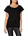 Produktbild True Religion Damen Wide Crew Tshirt Linen T-Shirt, SCHWARZ, XL