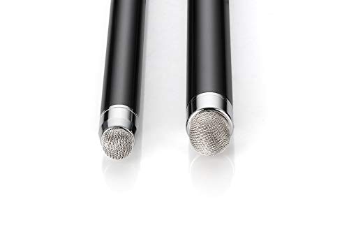Stylus Pens For Touch Screens With Thin Fiber Tips (Pink/Purple/Aqua Blue) #TOP3