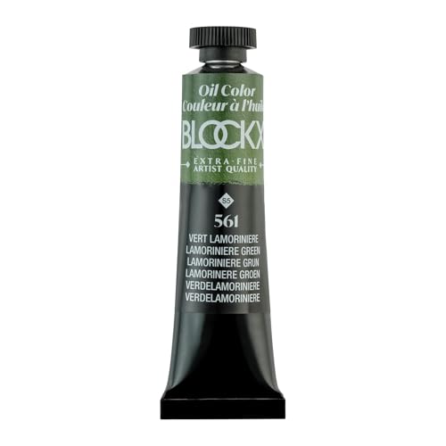 Peinture Huile Extra-fine BLOCKX Vert lamorinière opaque tube 20ml PG17