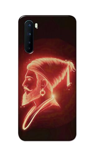 Image of Plastic Printfidaa Printed Hard Back Cover Case For Oneplus Nord 5G - 2020 Model | Oneplus Nord 1 Back Cover (Chatrapati Shivaji Maharaj) -112, Multicolor