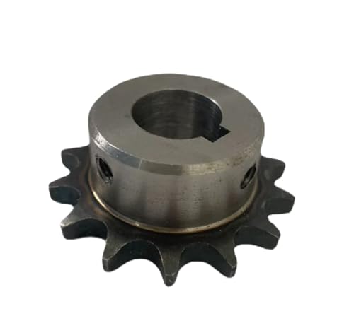 Bevel Gear Pinion Hardware Mechanical 1pcs 08B Industrial Drive Sprocket Steel Sprocket Keyway 10mm Aperture 35mm Teeth 14/15/16/17/18/19/20/21/22~29T(19 Teeth)