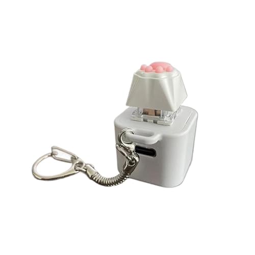 Elektronischer Schlüsselanhänger mit Puss-Griff, permanenter Polystyrol, Fiddle Button, Geräusch, doppelt