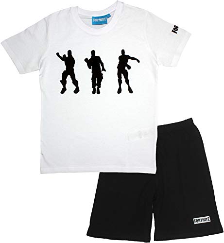 Preisvergleich Produktbild FORTNITE Jungen Zweiteiliger Schlafanzug Weiß 11-12 Jahre