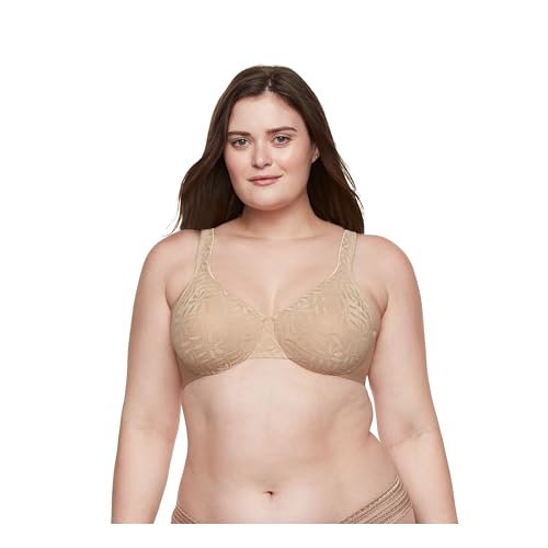 Image of Olga Women's Sheer Leaves Minimizer Bra