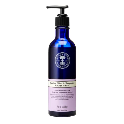 Neal’s Yard Remedies Garden Mint & Bergamot Hand Wash – Pump or No Pump | Organic Hand Wash with Organic Garden Mint and Bergamot Essential Oils | Vegan Hand Wash Made with Organic Ingredients | 200ml