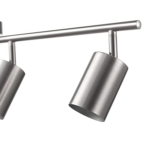 Globe Electric Pratt 4-Light Track Lighting, Brushed Nickel Finish, Bulb Not Included by Globe Electric - Image 6