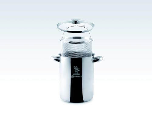 Foto von Aeternum Divina Pasta Pot Pentola per Pasta 22 cm, Adatto all'Induzione, Acciaio