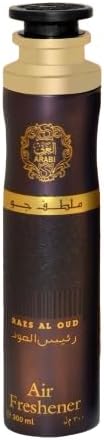 ARABI Raes Al Oud Imported Room Air Freshner Spray Long Lasting Scent | Eliminates Odours- 300ml / 10.0 fl oz (Pack of 1)