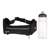 GRIRIW Sport Taillentasche mit Wasserflasche für Outdoor Fitness Wasserdichter Beutel für Handy und Essentials Marathon und Sportaktivitäten