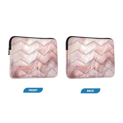 Funda para Laptop 13-14 Pulgadas Rosa Textura Tinta miniatura 2