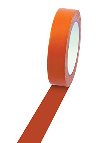 Image of Champion Sports Vinyl Tape, 1 inch Wide x 36 yards Long, Orange - Durable Floor Marking Tape - Schools, Gyms, Restaurants