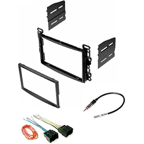 ASC Audio Double Din Car Stereo Dash Kit, Wire Harness, and Antenna Adapter for Some Chevrolet Pontiac Saturn LAN11 Vehicles - Compatible Vehicles Listed Below Cover