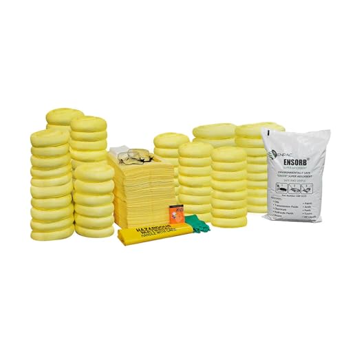 Extra Large XL Tote Combo Spill Kit Refill - Aggressive, Up to 150 Gallon Capacity